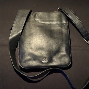 RADLEY LONDON Black Leather Messenger Bag